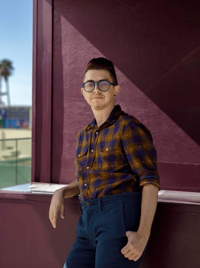 Photo by Amanda Lopez of Sam Dylan Finch.